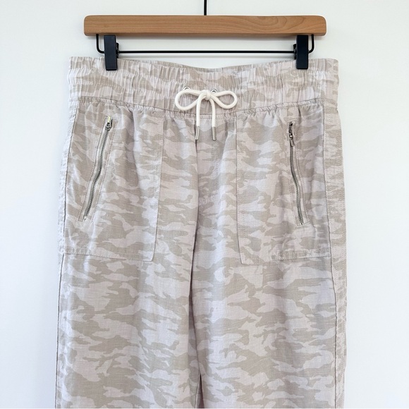 Athleta Cabo Neutral Tide Linen Camo Jogger Pants (Tall Size) - Picture 5 of 13